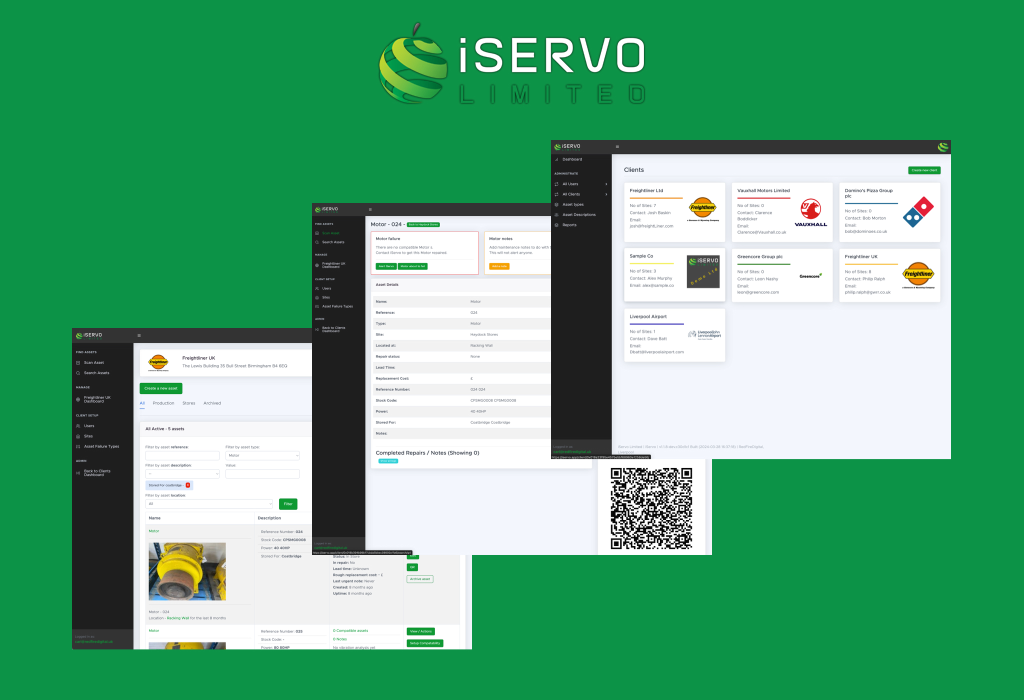 Production Line Asset Management System - iServo